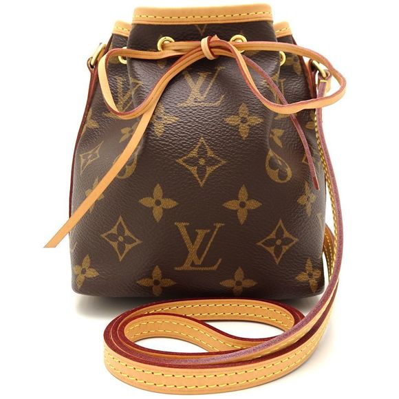 Louis Vuitton Monogram Nano Noe Shoulder Bag Brown - Picture 2 of 5
